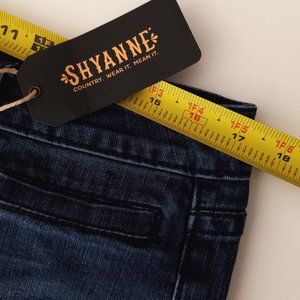 Shyanne Bootbarn NWT Dark Blue Demin 4 Pocket Boot Cut Jean Size XL 31 REG